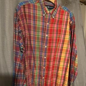Polo Ralph Lauren colorful button up. Size L